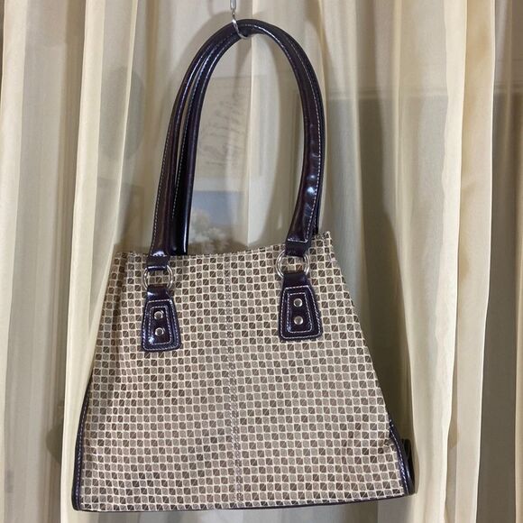 2pc NINE CO & IMAN WOMEN BAGS BROWN - Picture 6 of 16